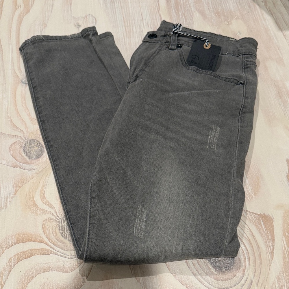Men's Charcoal Skinny Jeans